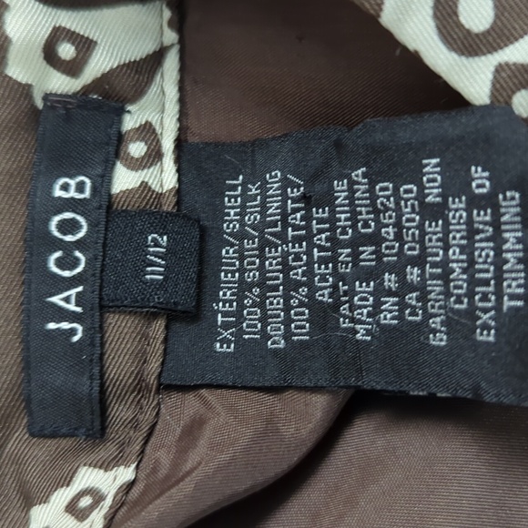 Silk flowy skirt, size 11/12 , fully lined - Picture 3 of 5